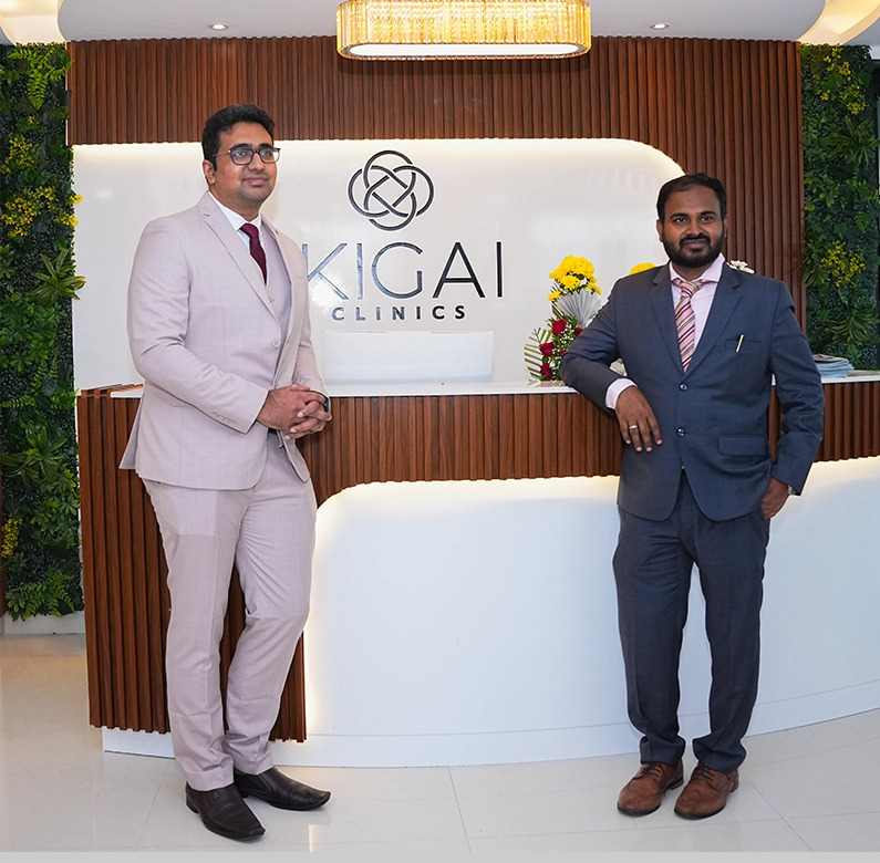 A diverse team of medical professionals collaborating in a modern clinic setting